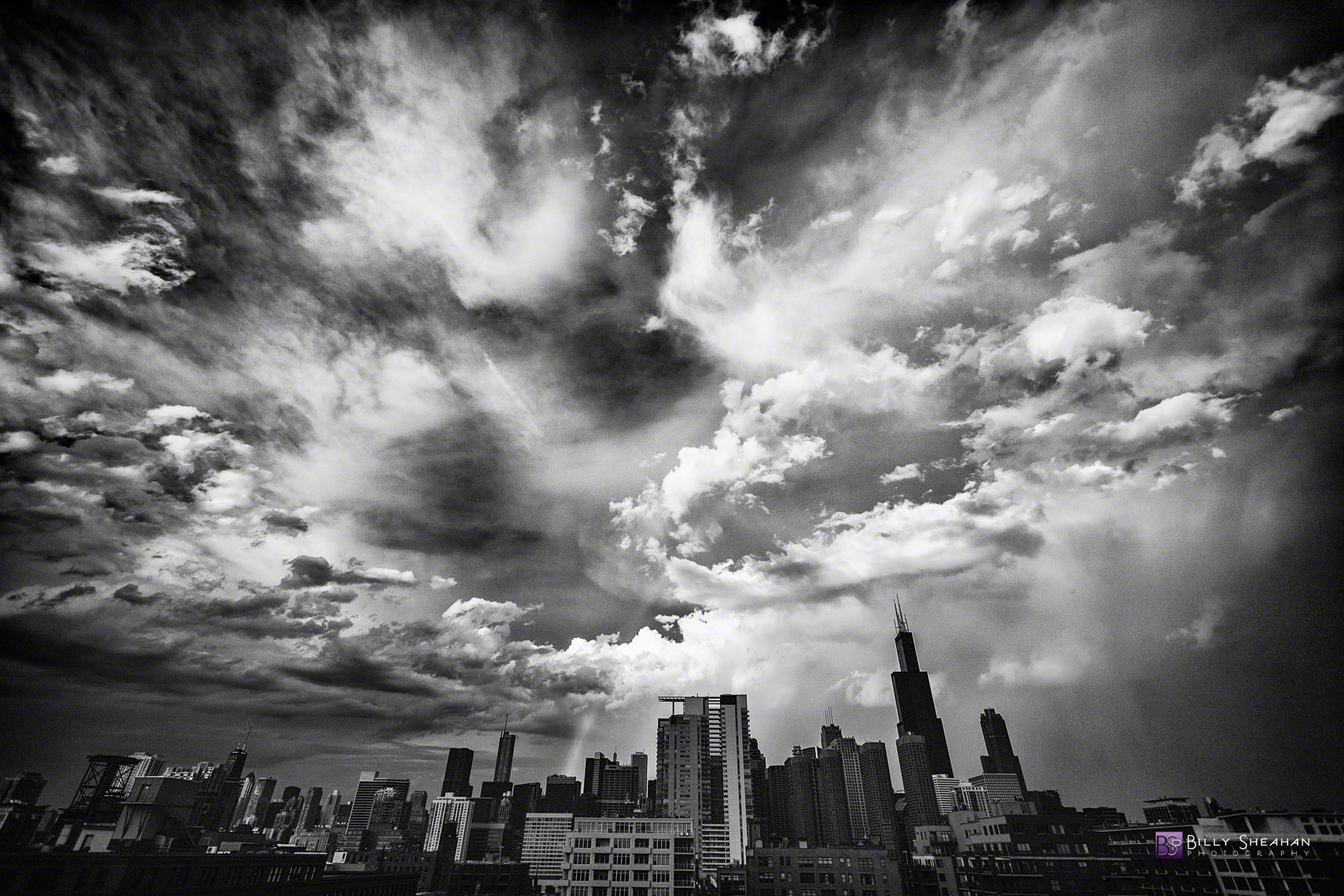 Chicago Skyline Clouds